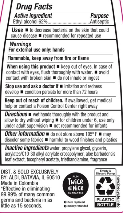 Label (Et9989v00 Maxim Suramerica Etiqueta Lacura Hand Sanitizer Back)